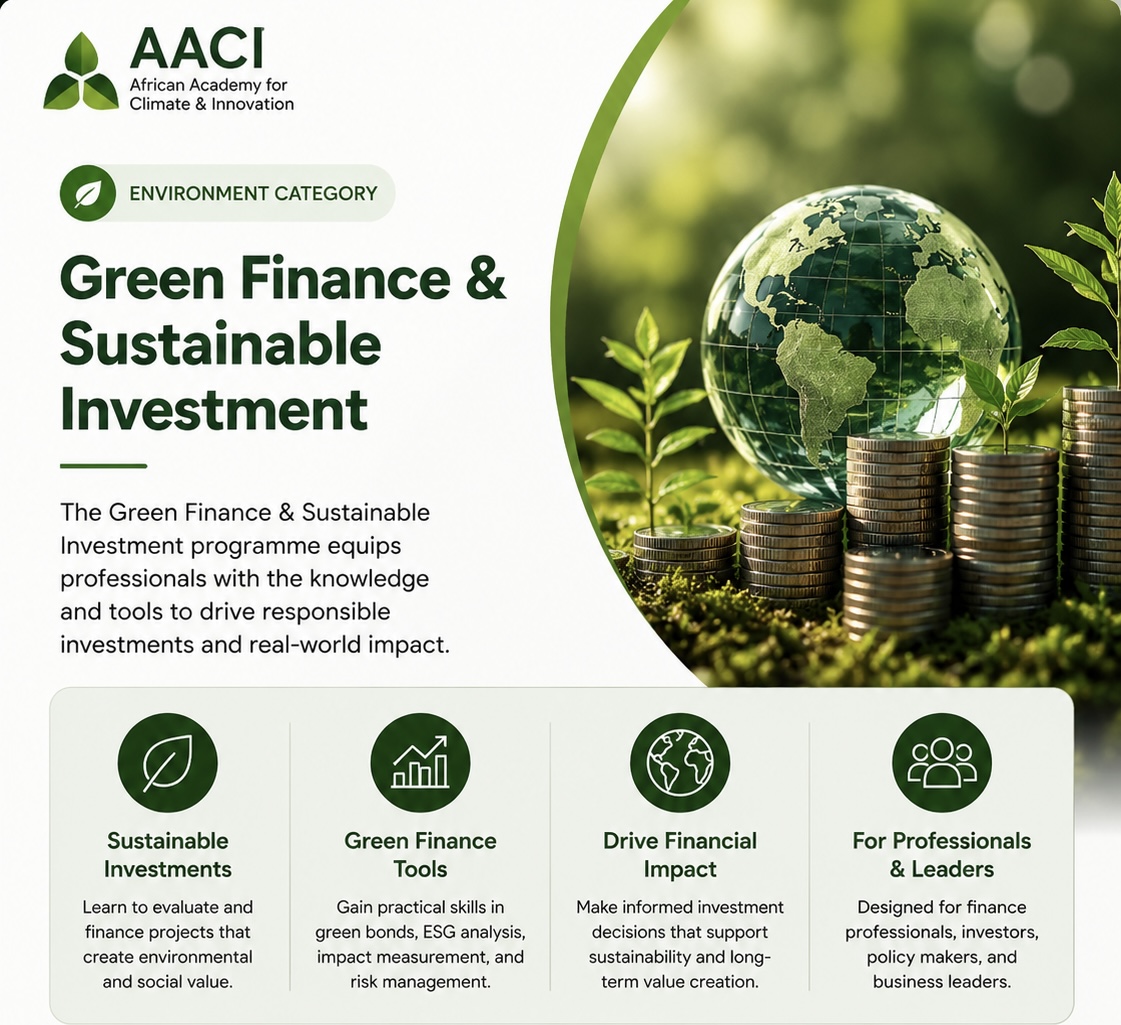Green Finance & Sustainable Investment
