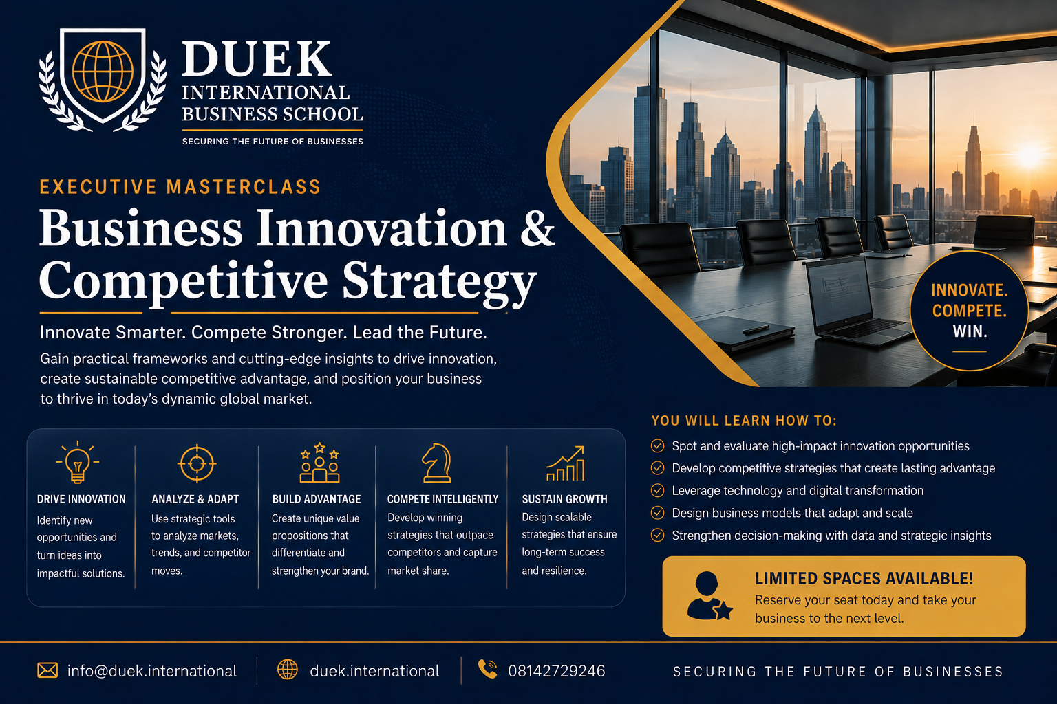 Executive Masterclass in Business Innovation & Competitive Strategy