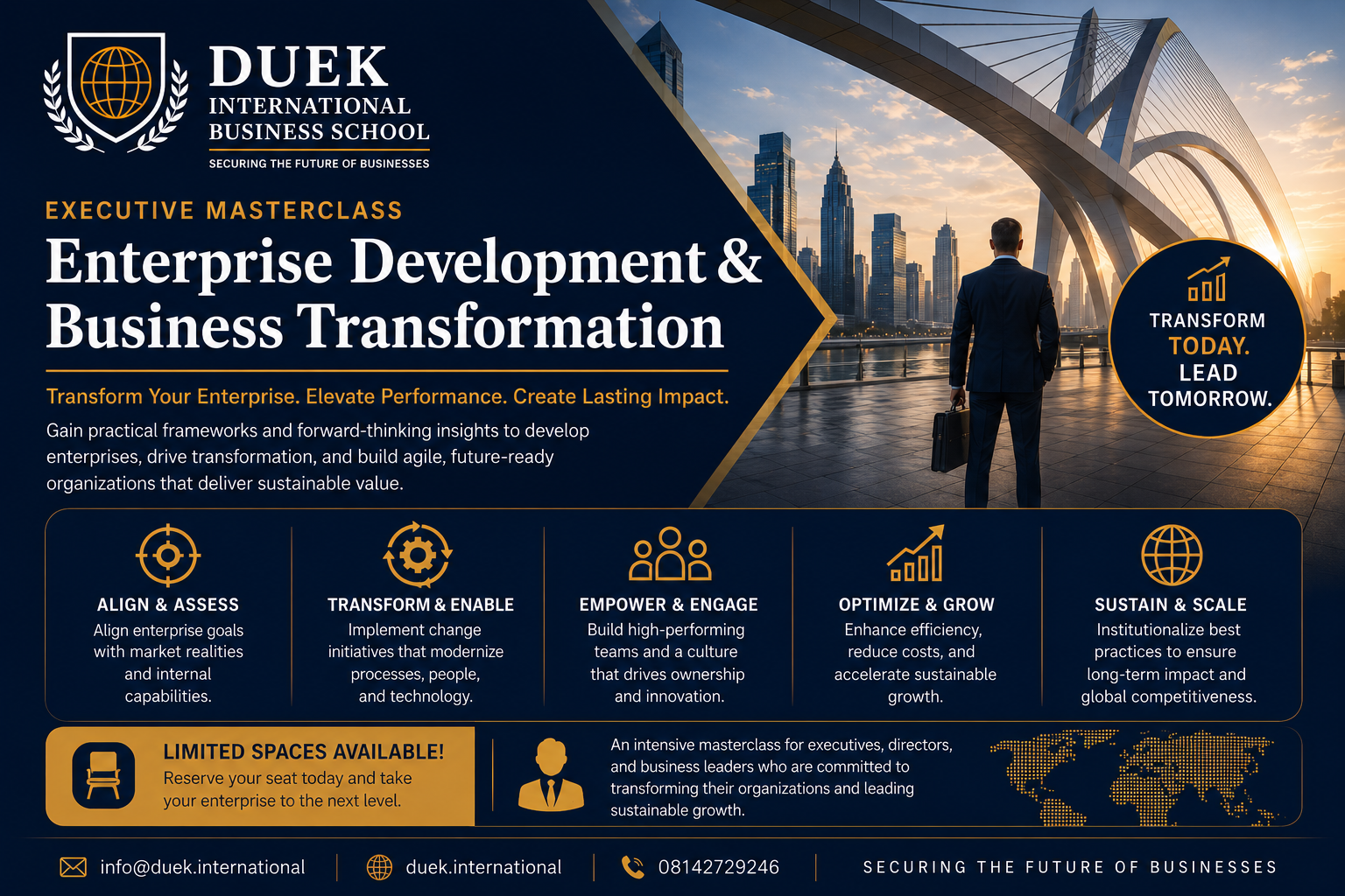 Executive Masterclass in Enterprise Development & Business Transformation